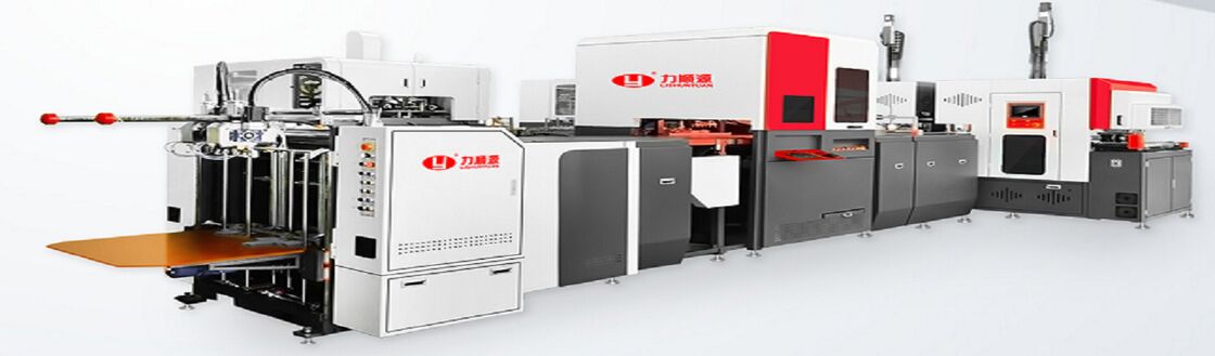 2 イン 1 インテリジェント自動高速紙箱硬製機 50-52PCS/min