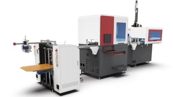 硬い箱を作る機械 高生産率 32 枚/分