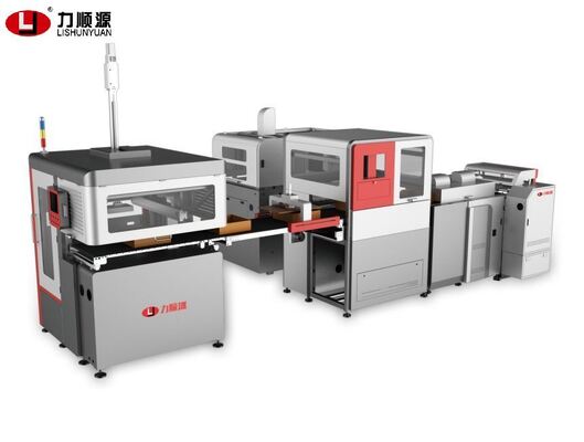 LY-HB1200CN インテリジェント 高速硬い箱生産ライン 20-30pcs/Min