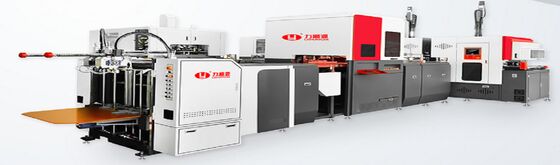 2 イン 1 インテリジェント自動高速紙箱硬製機 50-52PCS/min